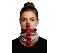 NATIONHEAD Flag Neck Warmer - Premium Comfort with NoseGrip Technology - Multifunctional - One Size - Tear-resistant & Ultra-Breathable Lycra - Printed on Both Sides - Oeko-Tex Certified, England, One