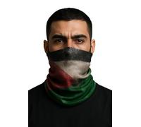 NATIONHEAD Flag Neck Warmer - Premium Comfort with NoseGrip Technology - Multifunctional - One Size - Tear-resistant & Ultra-Breathable Lycra - Printed on Both Sides - Oeko-Tex Certified, Palestine