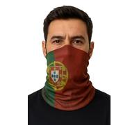 NATIONHEAD Neck Gaiter - Premium Comfort with NoseGrip® Technology - Multifunctional - One Size - Tear-Resistant & Ultra-Breathable Lycra - Double-Sided Print - Oeko-Tex® Certified, Portugal, Taille