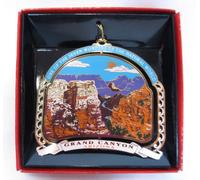 Nations Treasures Grand Canyon ORNAMENT Christmas Color Brass Arizona State Souvenir Travel Gift One of the Seven Natural Wonders