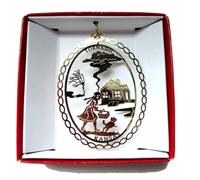 Nations Treasures Wizard of Oz Tornado Christmas ORNAMENT Dorothy Toto Farmhouse Collectible Gift