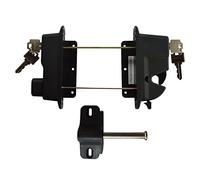 Nationwide Keystone Advantage - Two Sided Lockable Latch - Keyed Alike - Black