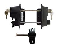 Nationwide Keystone Advantage - Zinc Diecast - Two Sided Lockable Latch - Keyed Alike - Black