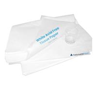 Nationwide Paper 500x750mm White Acid Free Tissue Paper Large Quality Wrapping Gift, Packaging, Arts & Craft, 500 Sheets