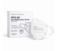 Nationwide Paper FFP3 Face Masks UK | CE 0370 Certified EN149:2001+A1:2009 | 5-Layer Protection & ≥99% Filtration | Comfortable Ear Loops, Easily Breathable & Hypoallergenic | White
