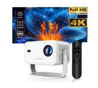 Native 1080P 650ANSI 4K Android11 L018 Projector With Auto Keystone Correction Focus Wifi6 BT5.2 Portable Movie Outdoor