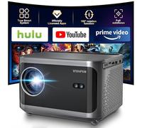 Native 1080P Projector with WiFi and Bluetooth, 4K Support Mini Projector