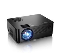 Native 1080P Projector with WiFi and Two-Way Bluetooth, Full HD Movie Projector for Outdoor Movies, 300" Display Projector 4k Home Theater (Black)