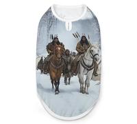 Native A-mericans Chief Dog Clothes Printed Pet Shirts Summer Vest T-Shirt Sweatshirt for Small Dogs Cats 2XL