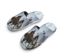 Native A-mericans Chief Unisex Slippers Warm House Shoes Indoor Slipper Boys And Girls