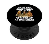 Native American Ancestors Immigrant Truth Indigenous Migra PopSockets Adhesive PopGrip