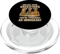 Native American Ancestors Immigrant Truth Indigenous Migra PopSockets PopGrip for MagSafe