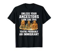 Native American Ancestors Immigrant Truth Indigenous Migra T-Shirt