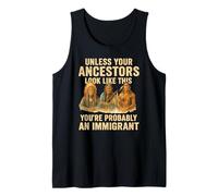 Native American Ancestors Immigrant Truth Indigenous Migra Tank Top