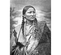 Native American Arapaho Pretty Nose 1879 Photo Art Print Canvas Premium Wall Decor Poster Mural