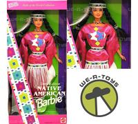 Native American Barbie Dolls of The World Third Edition 1994 Mattel 12699