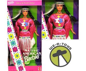 Native American Barbie Dolls of The World Third Edition 1994 Mattel 12699