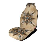 Native American Bead Cross Ethnic Car Seat Covers, Seats Protection for Women and Girls, Suitable for Most Vehicles, Cars, Trucks, SUVs, Vans.