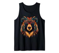 Native American Bear Artwork Tank Top