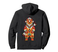 Native American Bear Totem Tribal Indian Animal Art Spirit Pullover Hoodie