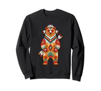 Native American Bear Totem Tribal Indian Animal Art Spirit Sweatshirt