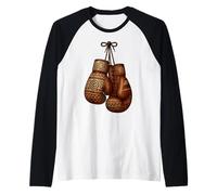 Native American Boxing Gloves Anasazi & Mississippian Raglan Baseball Tee