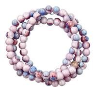 Native American Bracelet for Women Cute Colorful Ceramic Wrap Bracelet 3 Row Wide Layered Stackable Beaded Stretch Bracelet Vintage Native Jewelry Bohemian Hippie Sweater Necklace for Ladies, M