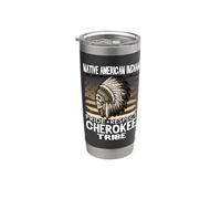 Native American Cherokee Tribe Indian Pride Respect Stainless Steel Insulated Tumbler