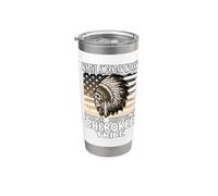 Native American Cherokee Tribe Indian Pride Respect Stainless Steel Insulated Tumbler
