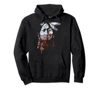 Native American Chief Sitting Bull Sioux tribes Pullover Hoodie