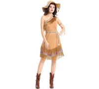 Native American Costume Women Hunter Outfits Role Play Wild Man Outfits | Native Inspired Hunter Costume, Solid Color, Adult Women, Halloween Party, Role Play, Themed Event, Cosplay Wear