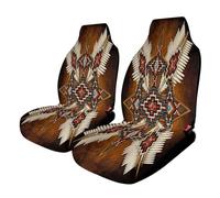 Native American Cross Pattern Car Seat Covers, Seats Protection for Women and Girls, Suitable for Most Vehicles, Cars, Trucks, SUVs, Vans.