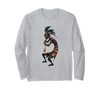 Native American Dancing Kokopelli Long Sleeve T-Shirt