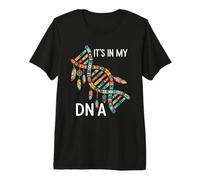 Native American DNA Dreamcatcher Tribal Helix Indian Art Premium T-Shirt
