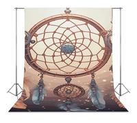 Native American Dream Catcher Backdrop Background for Photography High Density Polyester Fabric Background Banner Seamless Photo Booth Prop Backdrop 56"x118" for Birthday Party Decor Photoshoot Banner