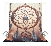 Native American Dream Catcher Backdrop Background for Photography High Density Polyester Fabric Background Banner Seamless Photo Booth Prop Backdrop 56"x98" for Birthday Party Decor Photoshoot Banner