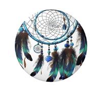 Native American Dream Catcher Button Pins 1 Pc, 2.4 Inch Round Button Badges Metal Personalized Picture Photo Pin Buttons Kit For Craft Supplies Christmas Diy Party Projects, 5 PCS, One Size