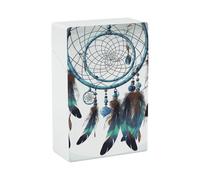Native American Dream Catcher Cigarette Case - Waterproof & Crush Proof Cigarette Holder Case for 20 King Size Cigarettes, Portable Pocket Size Travel Box for Men & Women