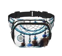 Native American Dream Catcher Fanny Pack For Women Waterproof Adjustable Belt Bags Waist Pack Fashion Casual Crossbody Bags Bum Bag For Running Workout Hiking Traveling, Black, One Size