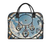 Native American Dream Catcher Laptop Tote Bag Casual Travel Handbag Multi Pocket Shoulder Bags for Work Travel