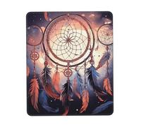 Native American Dream Catcher Mouse Pad, Ultra-Smooth Gaming Mousepad, Non-Slip Rubber Base, Waterproof Computer Mouse Mat for Desk, Laptop, Office, Small Portable, 7.9 x 9.5 in