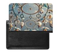 Native American Dream Catcher Passport Holder with Card Slots Portable Passport Cover Compact Waterproof Passports Protector