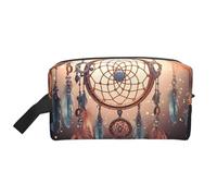 Native American Dream Catcher Portable Large-Capacity Travel Toiletry Bag (Print Models) Waterproof Makeup Storage Bag for Men and Women for Business Trips, Fitness, Bathroom, Daily Storage