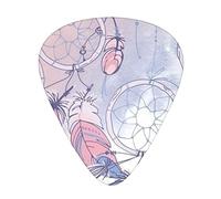 Native American Dream Catcher Printed Guitar Picks Personalized Guitar Plectrums 12 Pcs For Acoustic Guitar Electric Guitar And Bass Bulk Guitar Pick One Size