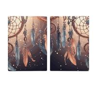 Native American Dream Catcher Printed Passport Cover Case Passport Holder For Travel Passport Cards Protector Travel Covers Wallet Case RFID Blocking Leather Card Case for Women Men, Native American