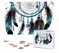 Native American Dream Catcher Puzzles for Adults 1000 Pieces, Wooden Puzzle Personalized Jigsaw Puzzles from Photos, Challenging Puzzle Art Painting Home Decor Birthday Party Gift (29.5" x 19.7")