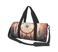 Native American Dream Catcher Round Travel Duffel Bag - Large Capacity Durable Carry-On Bag for Vacation, Gym, Short Trips