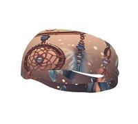 Native American Dream Catcher Sports Sweatband Head Bands for Women Men, Lightweight Breathable Non Slip Workout Headbands Hairband for Fitness Running Cycling Hiking Yoga