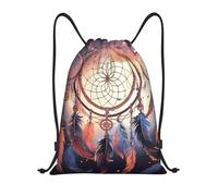 Native American Dream Catcher String Bags Gym Bag Lightweight Versatile Drawstring Bag For Party Women Holiday 36X42Cm