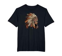 Native American Dreamcatcher Indian Design T-Shirt, Men's Big and Tall, Black, 5X Tall